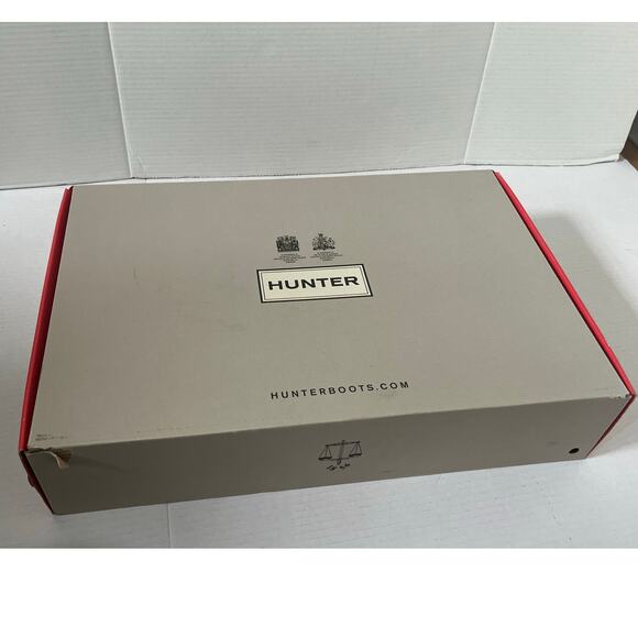 NWT Hunter Dusty Petrol Blue Classic Tall Rainboots Boots Size 5 - Picture 11 of 13